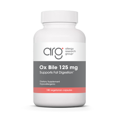 Allergy Research Group Ox Bile 125 mg 180 vcaps