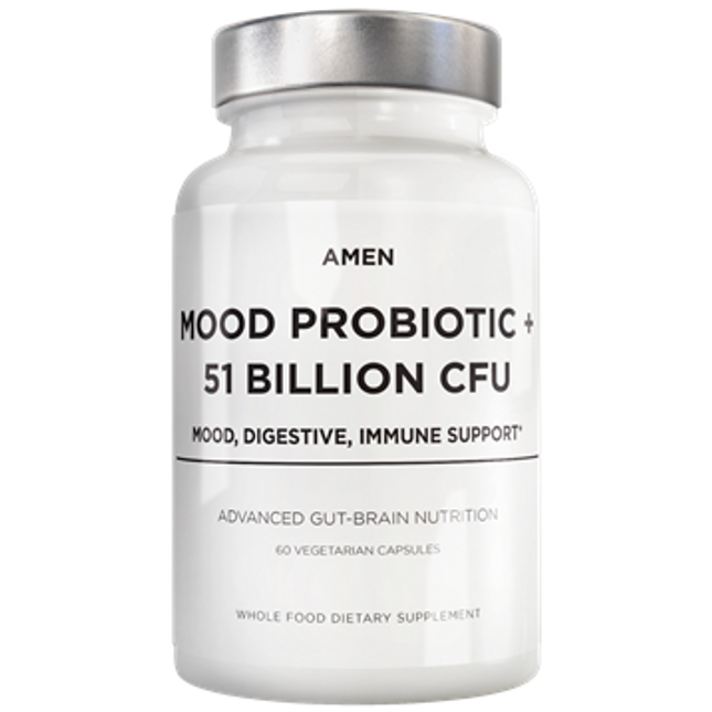 Amen Mood Probiotic + 51 Bil CFU 60 vegcaps