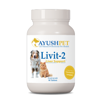 Ayush Herbs Liver Support Livit 2 Vet 90 tabs