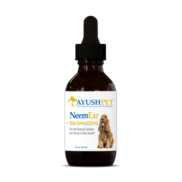 Ayush Herbs Pet Neem Ear & Skin Drops 2 fl oz