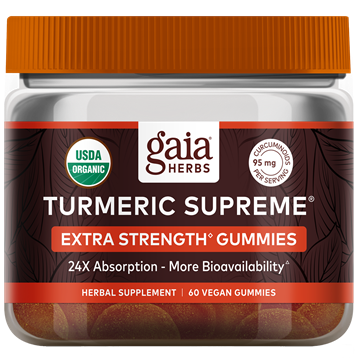 Gaia Herbs Turmeric Sup Extra Strength 60 gummies