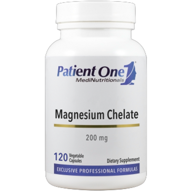 Patient One Magnesium Chelate 200mg 120 vegcaps