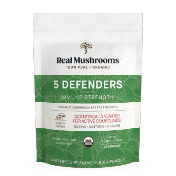 Real Mushrooms 5 Defenders Mush ExtPow45g