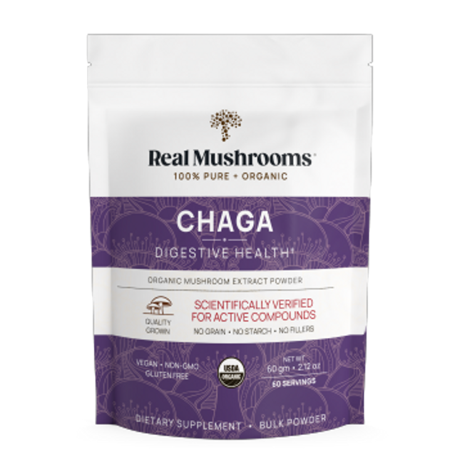 Real Mushrooms Chaga Extract Powder 60g 