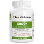 Real Mushrooms Ergo+ L-Ergothioneine Capsules 120c