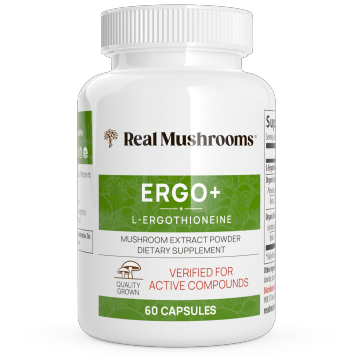 Real Mushrooms Ergo+ L-Ergothioneine Capsules 120c