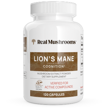 Real Mushrooms Lion's Mane Extract Capsules 120c