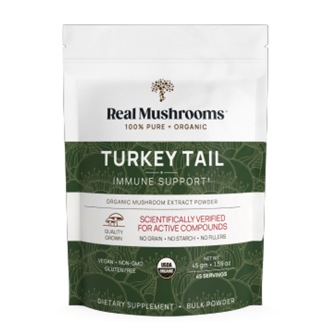 Real Mushrooms Turkey Tail Mush Ext Pow 45g