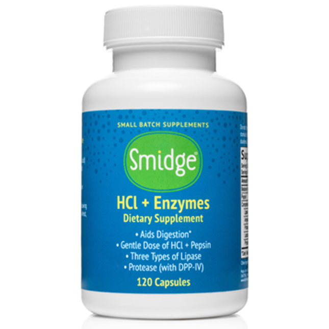 Smidge Smidge HCl+Enzymes 120 caps