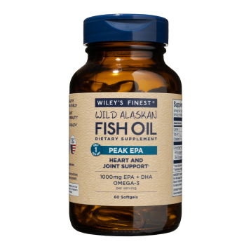 Wiley's Finest Wild Alaskan Peak EPA 60 softgels