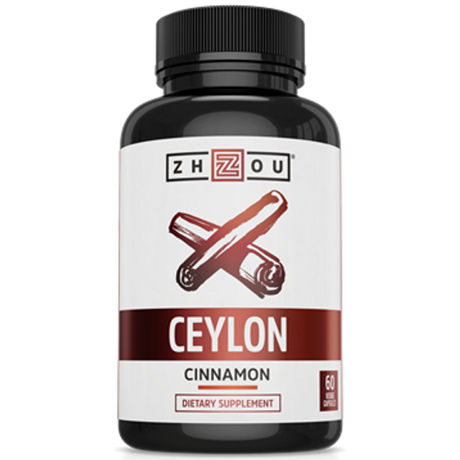 ZHOU Nutrition Ceylon Cinnamon 1200mg 60 vegcaps