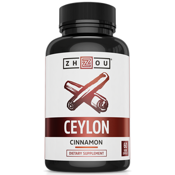 ZHOU Nutrition Ceylon Cinnamon 1200mg 60 vegcaps