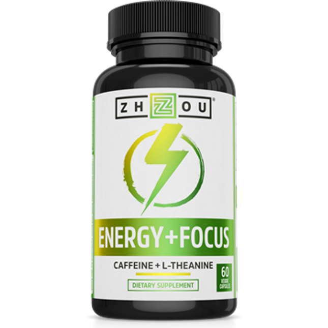 ZHOU Nutrition Energy + Focus 60 vegcaps