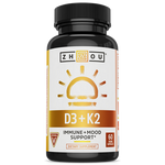 ZHOU Nutrition K2 + D3 60 vegcaps