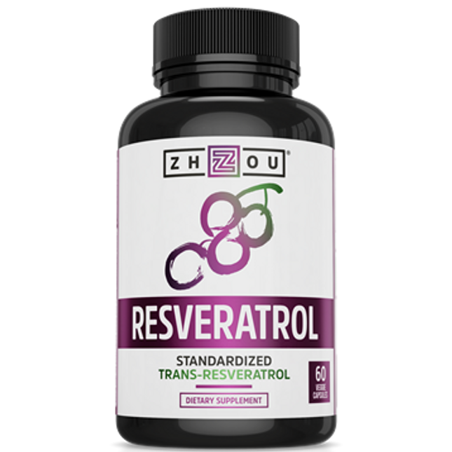 ZHOU Nutrition Resveratrol 1000 mg 60 vegcaps 