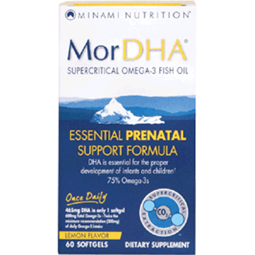 Garden of Life MorDHA Prenatal Lemon Flavor 60 gels