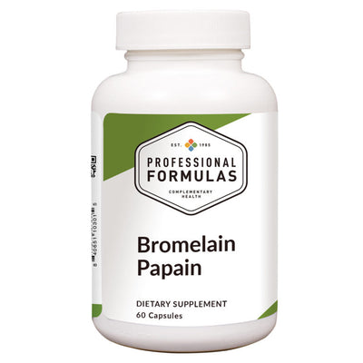 Professional Formulas Bromelain Papain - 60 Capsules