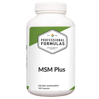 Professional Formulas MSM Plus - 180 Capsules